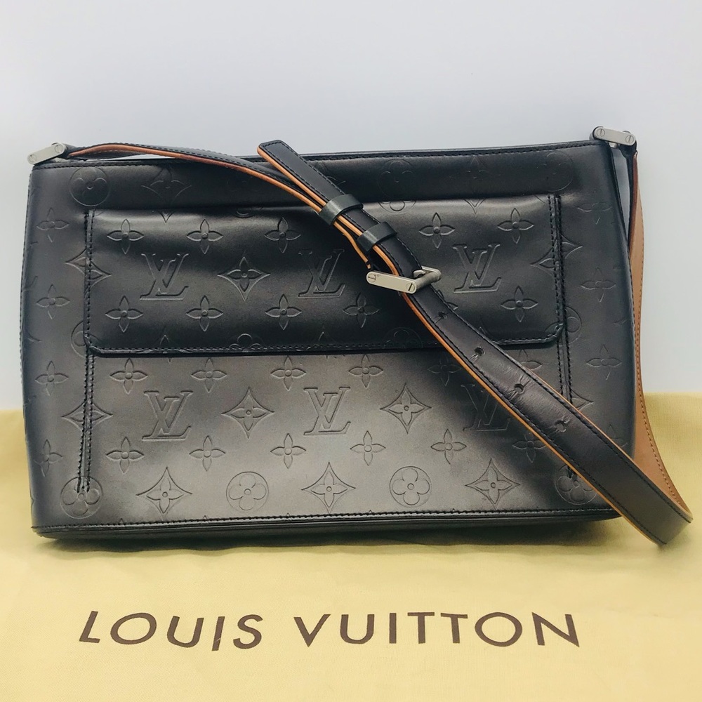 LOUIS VUITTON Monogram Matte Alston Shoulder Bag M55125